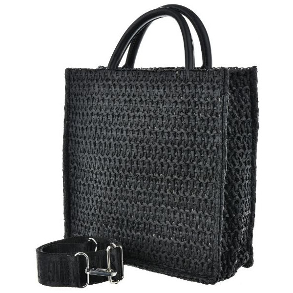 Big Star Shoes Torebka Z Plecionką Big Star NN574114 Czarna 66659970