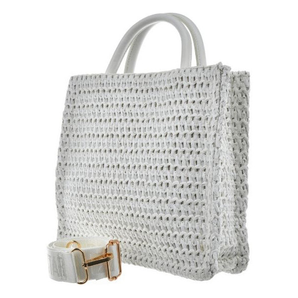Big Star Shoes Torebka Z Plecionką Big Star NN574115 Biała 66659971