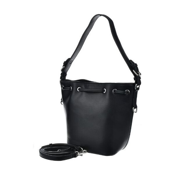 Big Star Shoes Torebka Worek Damska Big Star NN574135 Czarna 66660592