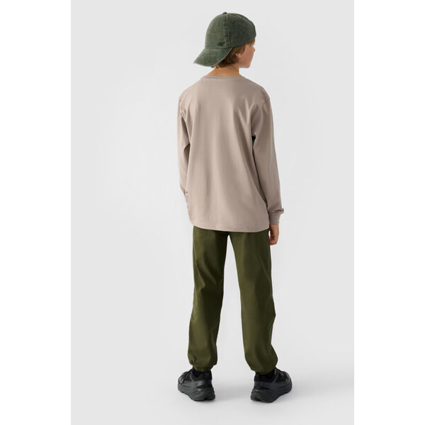 Chłopięce Spodnie Joggery Casual Gładkie 4F 4FJWMM00TTROM0812-43S 66660769