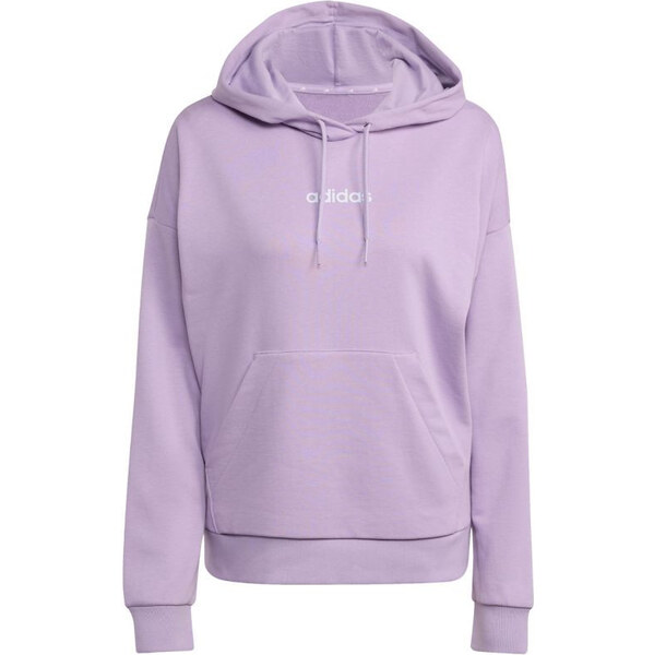 Dámska mikina adidas Essentials Linear French Terry Hoodie purple 66656527