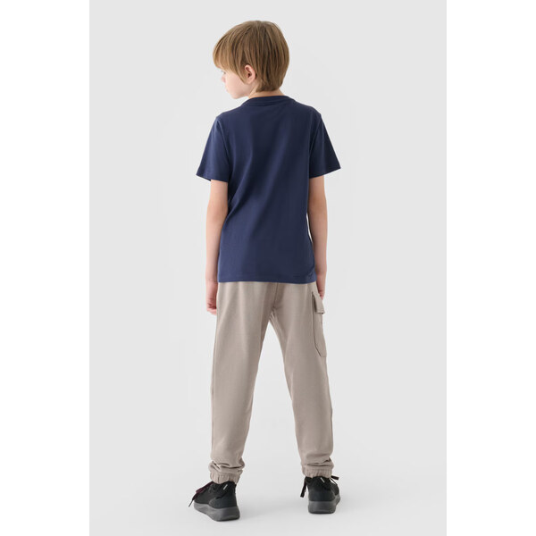 Spodnie Chłopięce Dresowe Joggery 4FJWAW24TTROM760-26S Szare 66661054