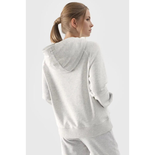 Dresowa Bluza Damska Z Kapturem Nierozpinana 4F 4FWMM00TSWSF1468-27M 66661131