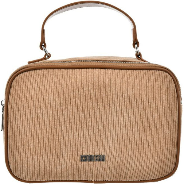 Big Star Shoes Sztruksowa Torebka Big Star OO574084 Beżowa 66661523