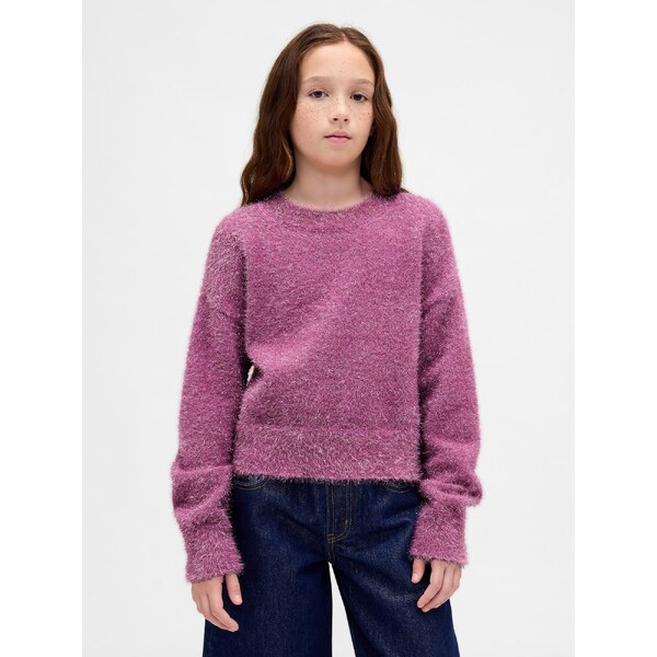 GAP Detský dievčenský sveter s metalickým vláknom 66685853