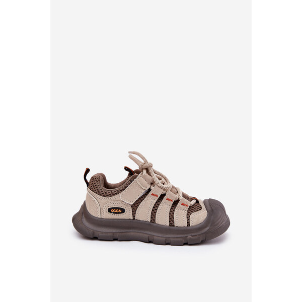 EVENTO Chłopięce Buty Sportowe Trekkingowe Beżowe Falenisa 66662438