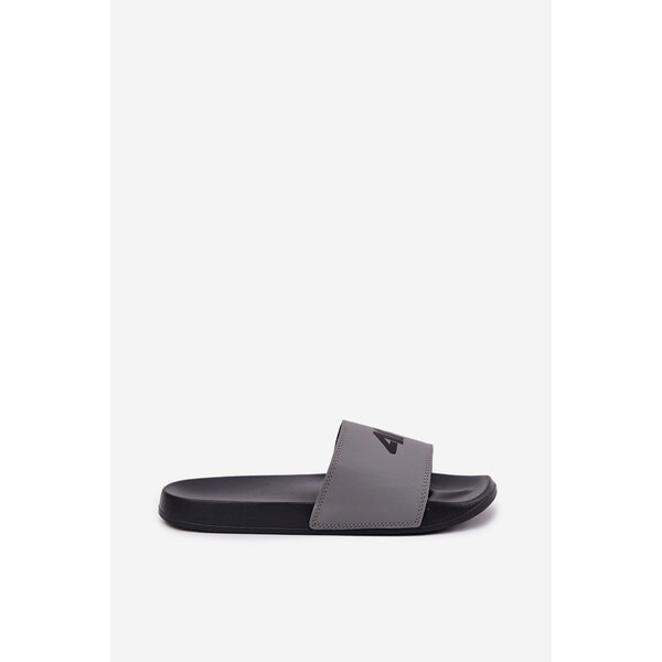 Klapki Męskie 4F 4FRMM00FSLIM011-25S Szare 66662781