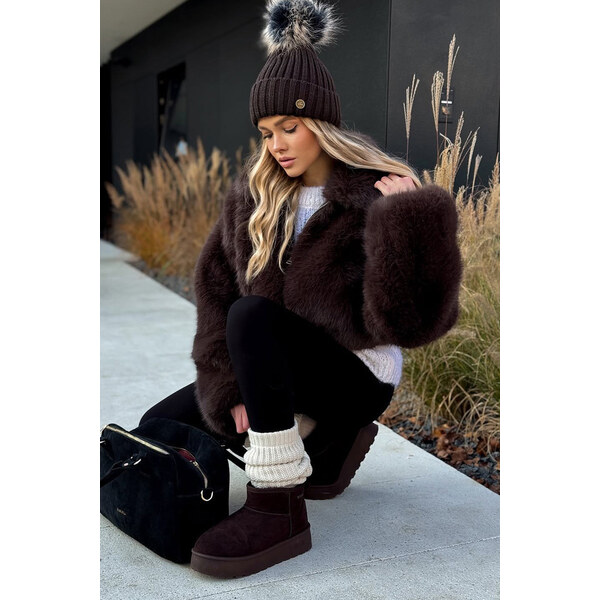 Big Star Shoes Niskie Śniegowce Na Platformie Big Star OO274A101 66663810