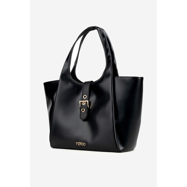 Torebka Shopperka Z Klamrą NOBO BAG6010-020 Czarna 66664047