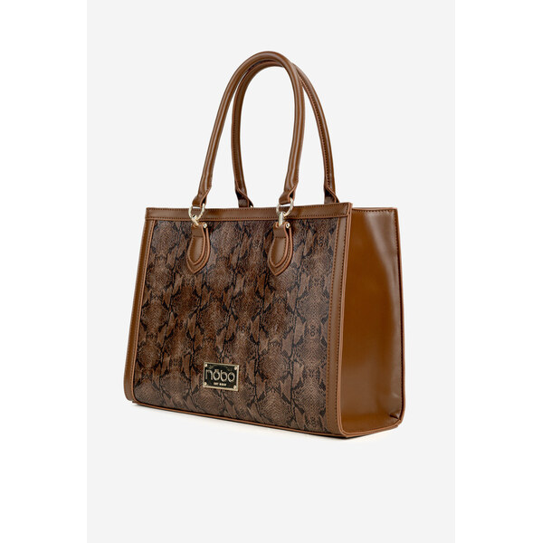 Torebka Zwierzęcy Wzór NOBO BAG6150-M17 Brązowa 66664054