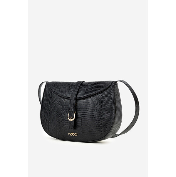 Torebka Listonoszka Z Drobnym Tłoczeniem NOBO BAG5780-M20 Czarna 66664070