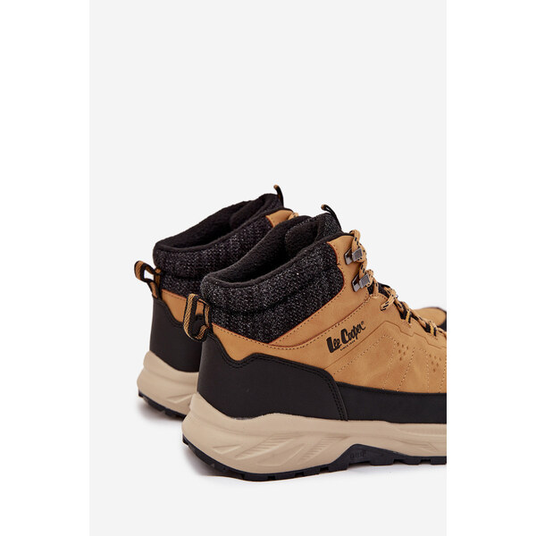 Kesi Pánske zateplené trekingové topánky Lee Cooper - camel 67154524