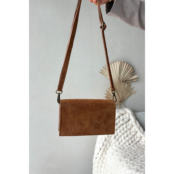 Boto Kabelka z přírodního semiše Camel Mirine 66664677