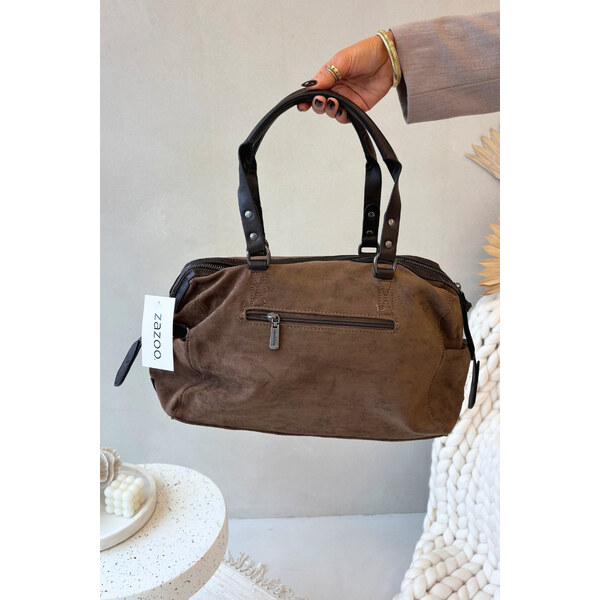 Boto Kabelka z eko semiše tmavě béžová Gressa 66664672