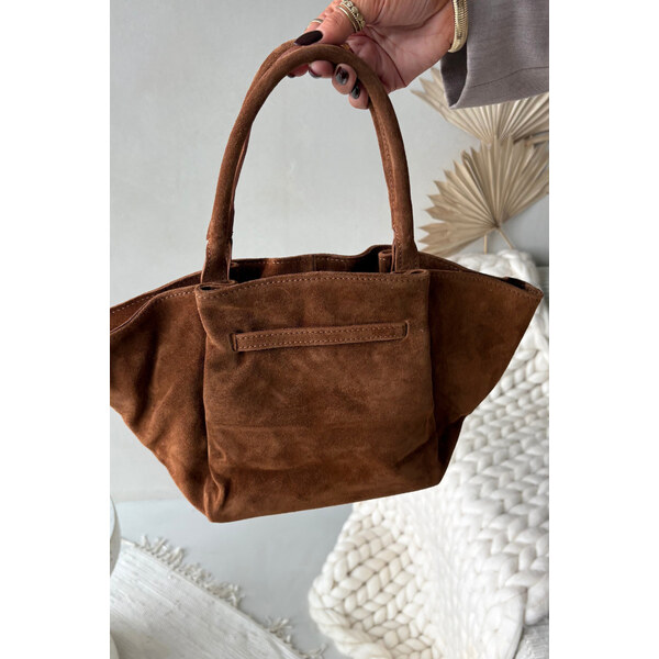 Boto Kožená semišová kabelka Camel Orselle 66664686