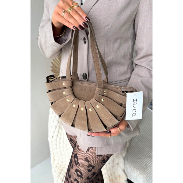 Boto Kabelka z přírodního semiše béžová Marivane 66664690