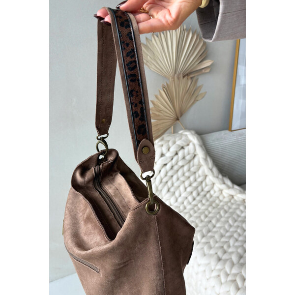 Boto Kabelka z eko semiše béžová Deliane 66664699