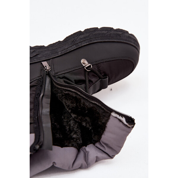 Kesi Dámske snežnice Lee Cooper so zipsom - čierne 66664915