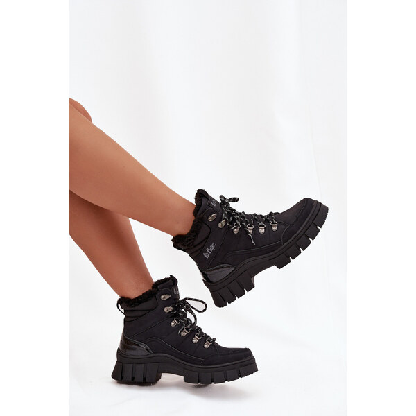 Kesi Dámske zateplené trapery Lee Cooper - čierne 66883964