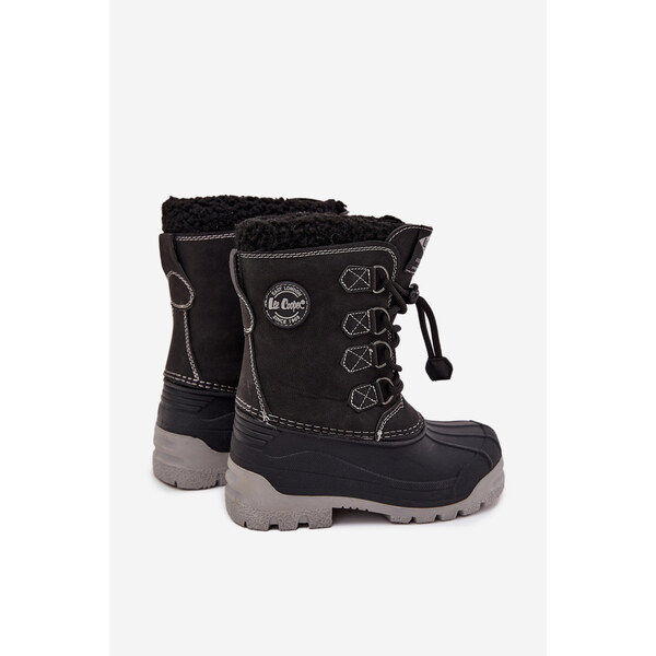 Kesi Chlapčenské snežnice Lee Cooper - čierne 66884511