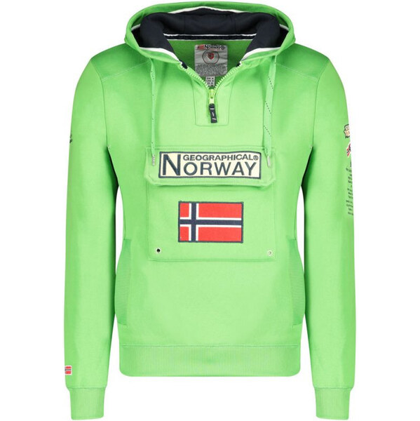 Geographical Norway Unisex mikina WW4181H/GN Zelený vzor - Geografické 66664752