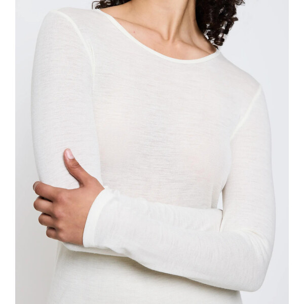 Beauty Layers LSL Top Wool - WHITE - TRIUMPH WHITE - TRIUMPH 66665117