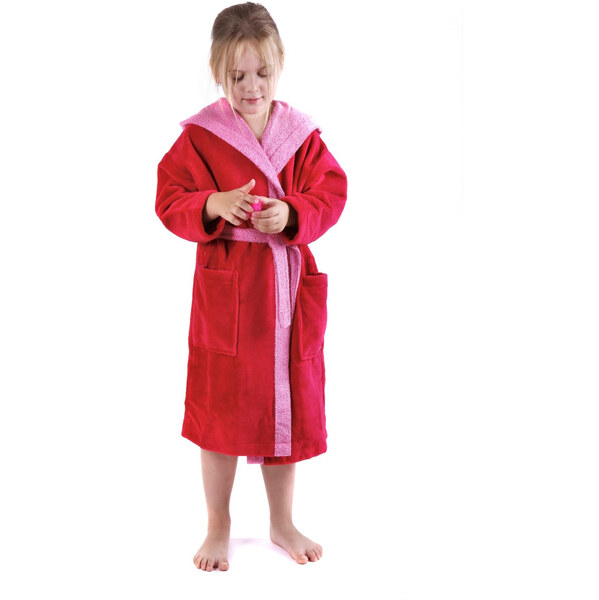 Vestis župan Tampa duo detský 9159 malinový 66665589