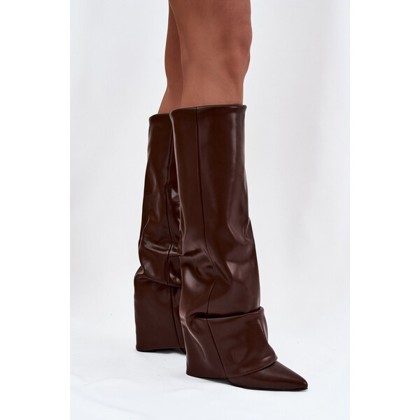 Kesi Dámska členková obuv Elivira so zahnutou manžetou na podpätku - 66667660