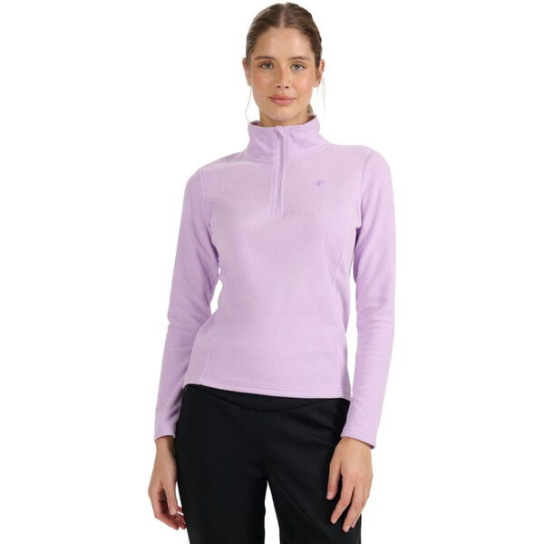 Dámska fleecová mikina 4F F069 svetlo fialová 4FWAW25UFLEF069 52S 66666174