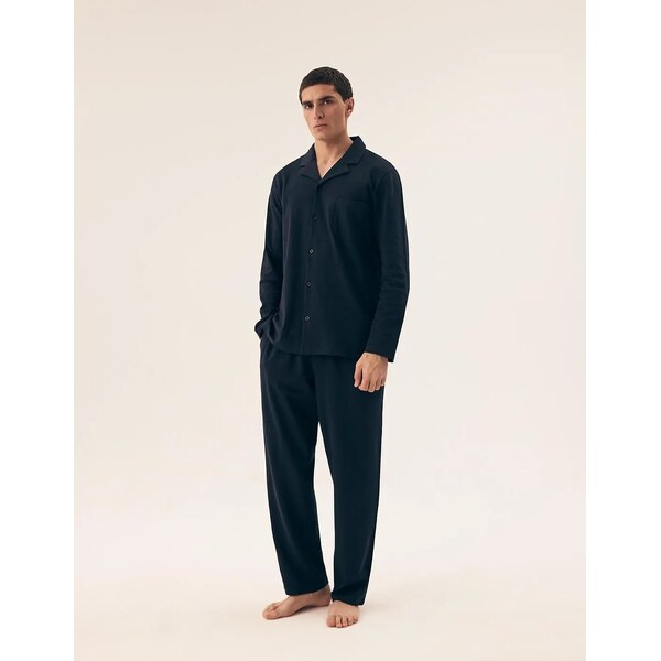 Pánske pyžamo Henderson 43036 Mos s dlhým rukávom 66666382