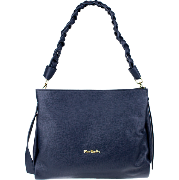 Modrá kožená talianska crossbody kabelka Pierre Cardin 1921 Navy 66666581