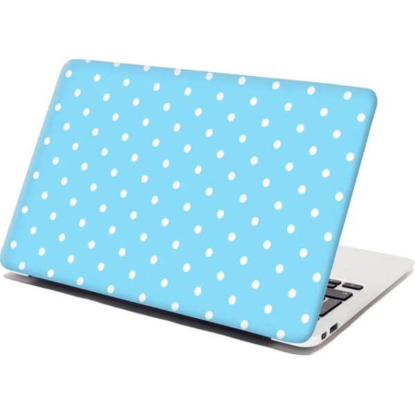 Sablio Samolepka na notebook Biele bodky na modrej 65100873