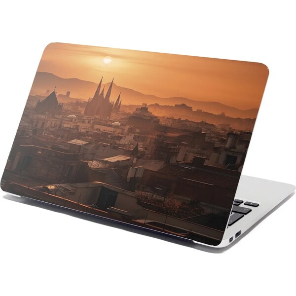 Sablio Samolepka na notebook Barcelona Night Skyline 65109880