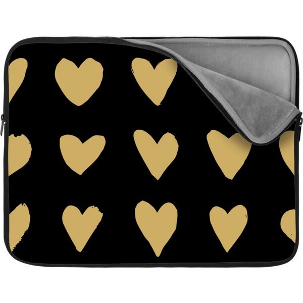 Sablio Obal na notebook Zlaté srdiečka 65430242