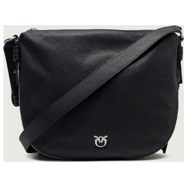 Pinko Kožená kabelka na rameno ZIP AROUND CLASSIC 66654376