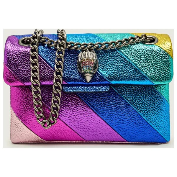 Kurt Geiger Kožená kabelka na rameno MINI KENSINGTON 66667424