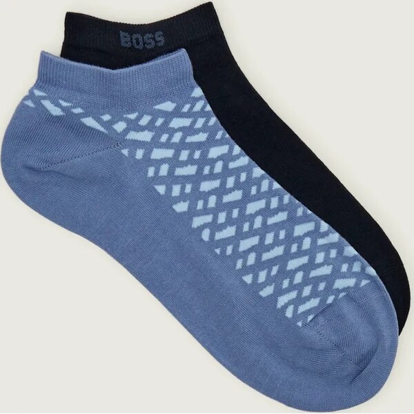 BOSS BLACK Ponožky / členkové ponožky 2-balenie Monogram 66667341