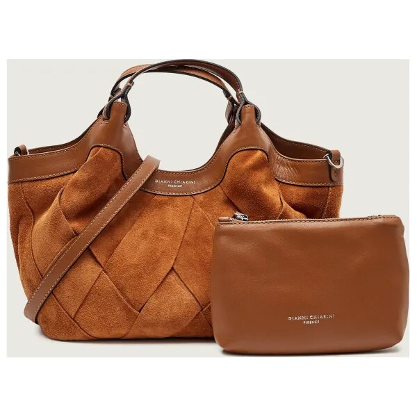 GIANNI CHIARINI Kufrík + príručná taštička DUA | semiš 66654856