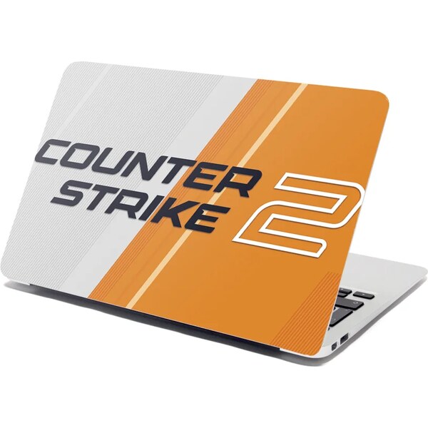 Sablio Samolepka na notebook Counter Strike 2 Oranžová 65109615