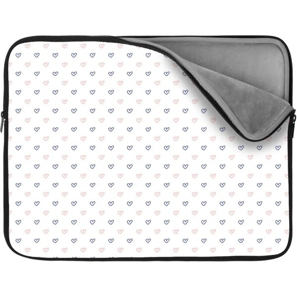 Sablio Obal na notebook Srdiečka na bielej 65426948