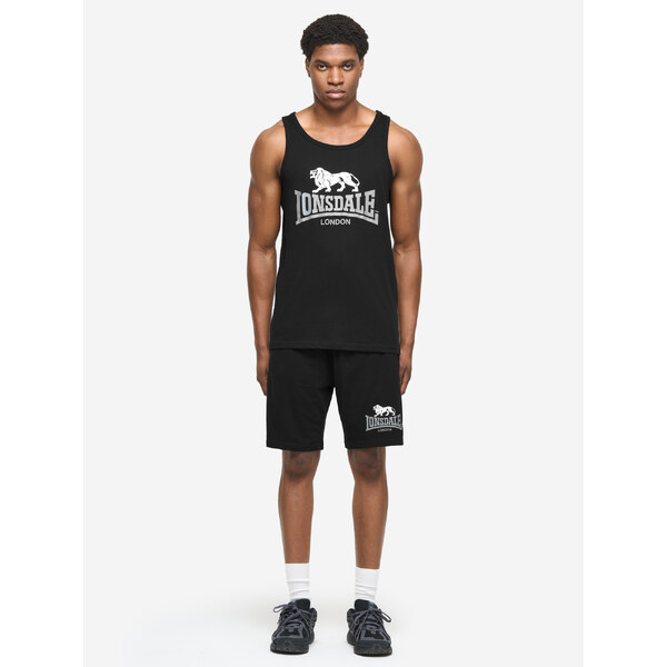 Lonsdale Mens singlet & shorts set regular fit 64702053