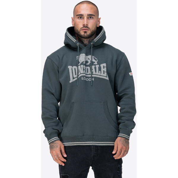 Lonsdale Mens hooded sweatshirt regular fit 65475746
