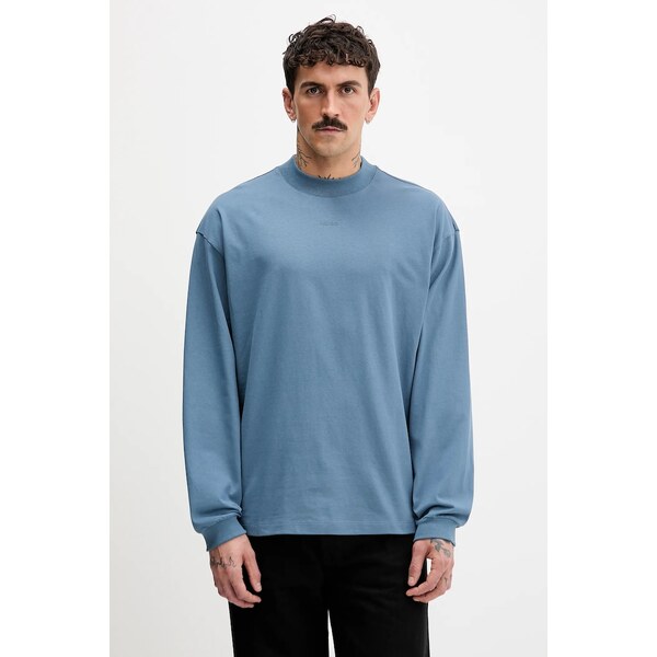 Bavlnené tričko s dlhým rukávom HUGO Daposo 66570018