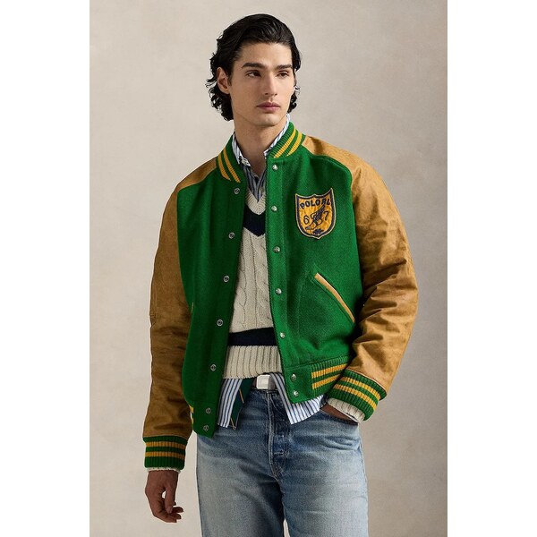 Bunda Polo Ralph Lauren Lttrmn Jkt Lined 66555009