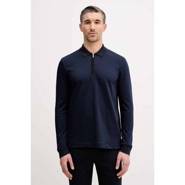 Bavlnené tričko s dlhým rukávom BOSS H-Peduzzi 06 66461979