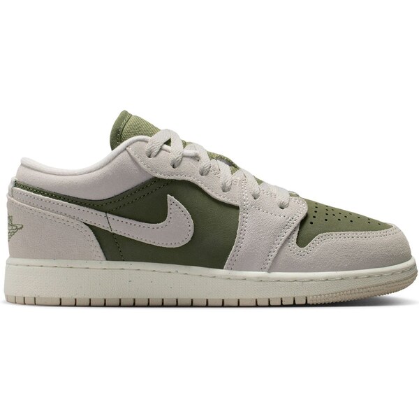 Air Jordan 1 Low SE Medium Olive (GS) - Detské - Tenisky Jordan - 66675111