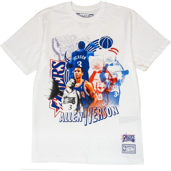 Mitchell & Ness NBA Classic Sport 76ERS Player Tee - Pánske - Tričko 66675162