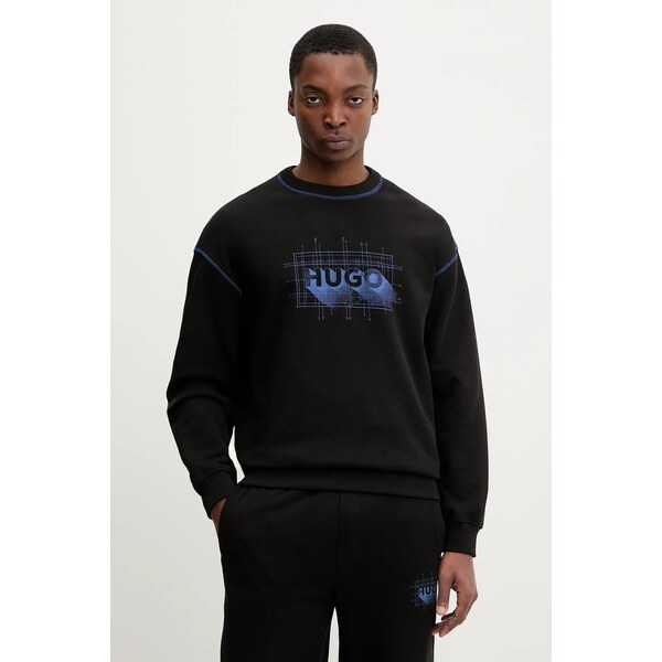 Bavlnená mikina Hugo Blue Nothalic 66678568