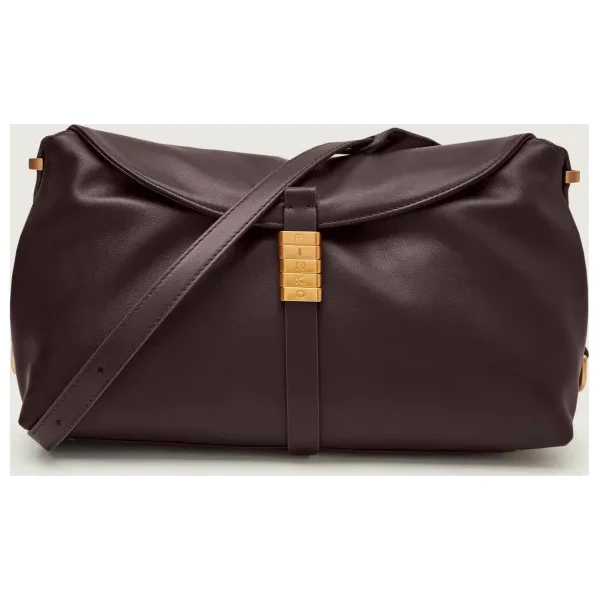 Pinko Kožená kabelka na rameno NEW SADDLE CLASSIC 66248344