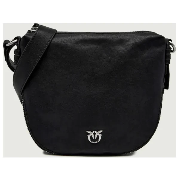 Pinko Kožená kabelka na rameno ZIP AROUND MINI 66676169